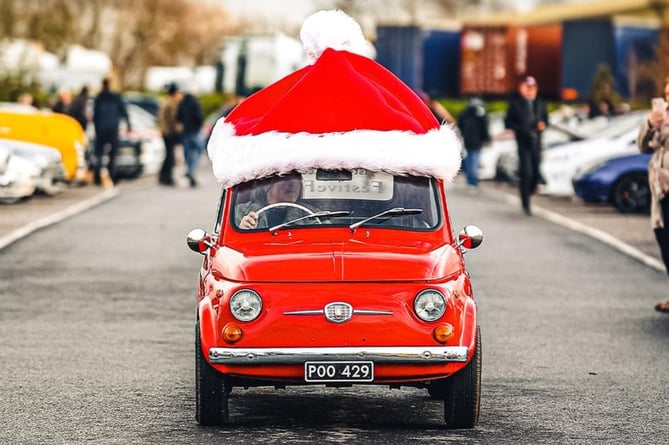 Tracie Skinner will be taking her special ‘festive Fiat’ back on the road this Christmas to raise money for the hospice